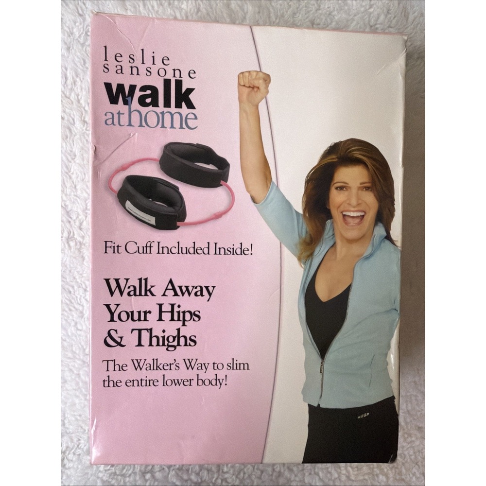 Leslie Sansone Walk Away Your Hips & Thighs DVD Kit NIB Fit Cuff Walk At Home